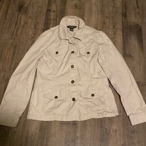 Eddie Bauer Khaki Cotton Jacket